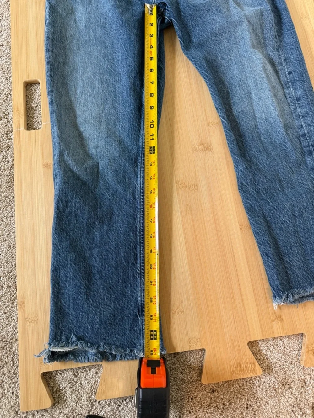 Agolde Women's Straight-Leg Washed Blue Jeans - Picture 3 of 7